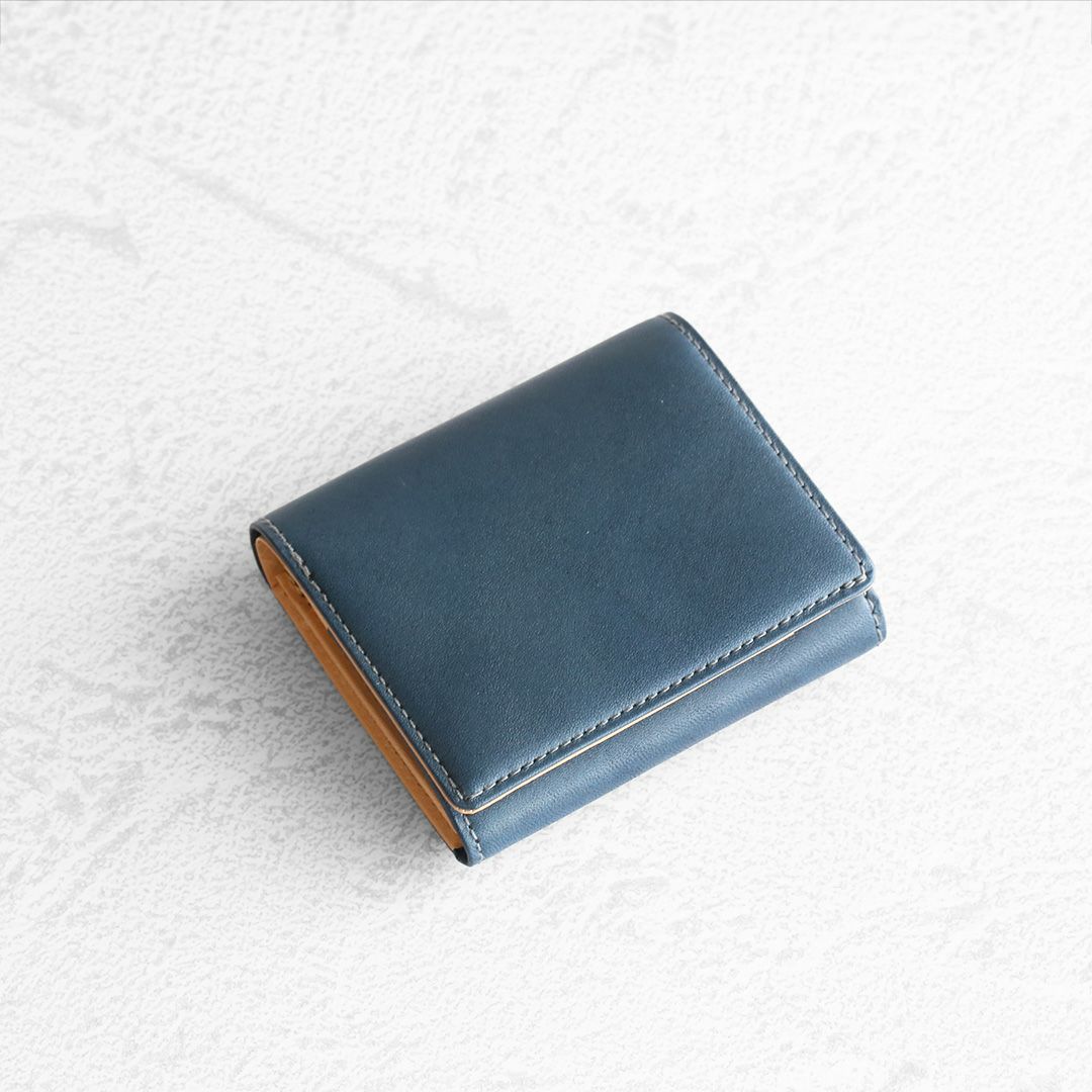 栃木レザー二つ折りミニ財布 | 香久山鞄