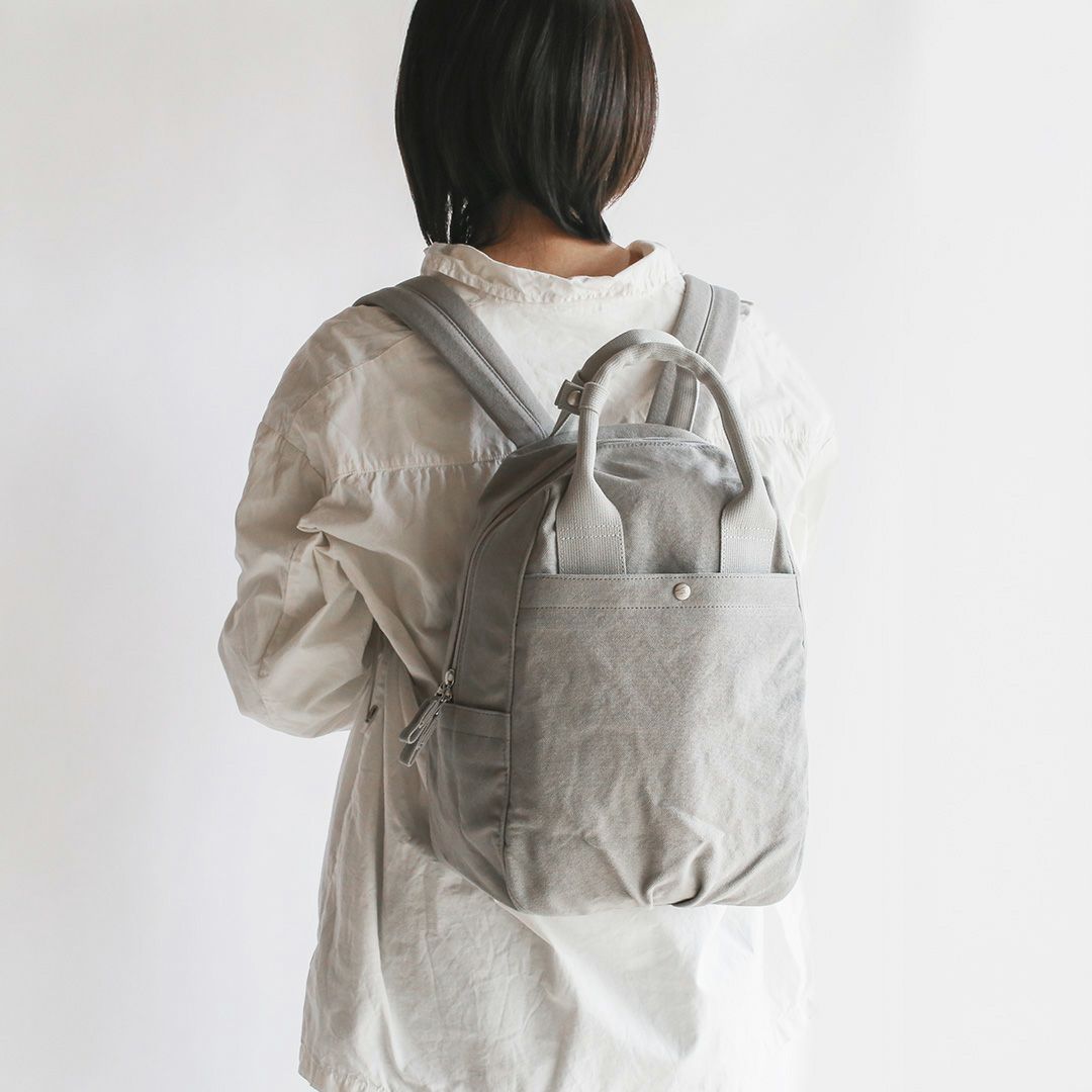 8号帆布ふっくりフタミミリュック(M) | 香久山鞄