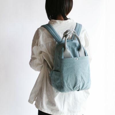 8号帆布ふっくりフタミミリュック(M) | 香久山鞄