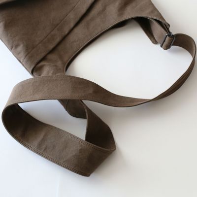 備長炭染め帆布タケノコショルダー | 香久山鞄