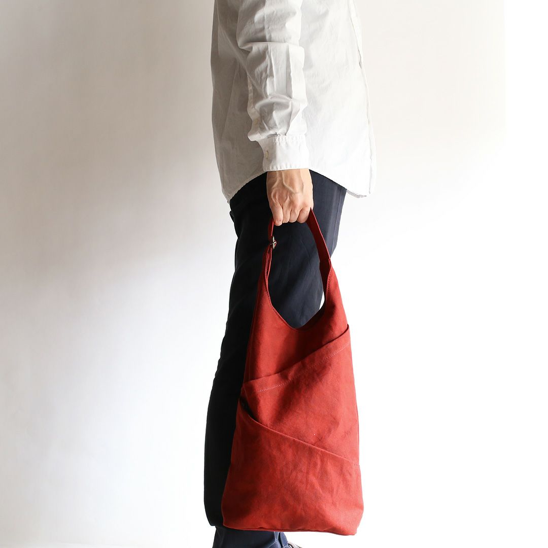 備長炭染め帆布タケノコトート | 香久山鞄