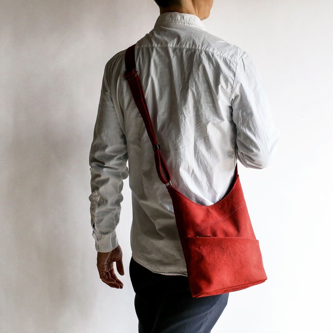 備長炭染め帆布ミニノコショルダーバッグ | 香久山鞄