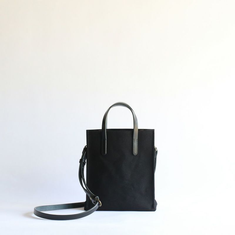 6号帆布のシカクイミニトート | 香久山鞄